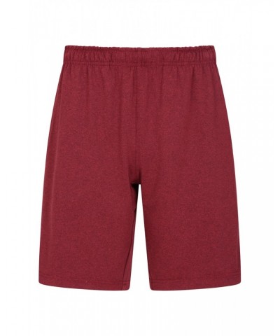 Tempo Mens Jersey Shorts Burgundy $14.99 Active