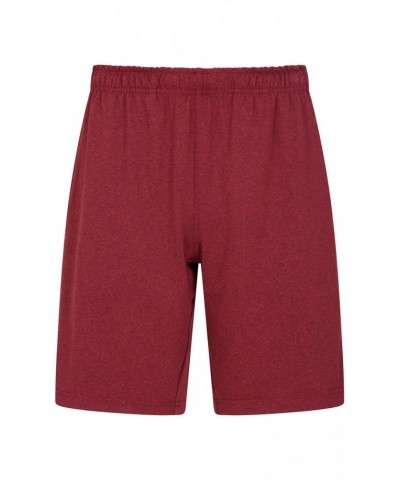 Tempo Mens Jersey Shorts Burgundy $14.99 Active