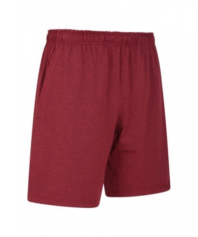 Tempo Mens Jersey Shorts Burgundy $14.99 Active