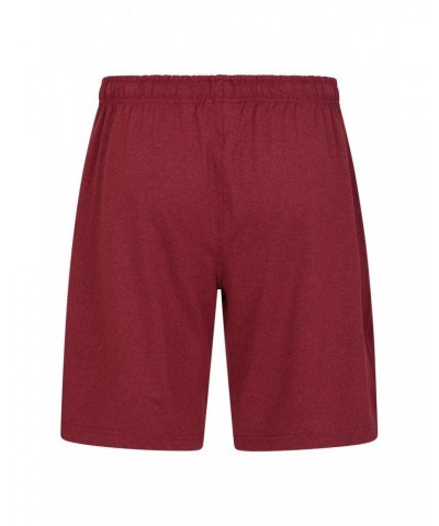 Tempo Mens Jersey Shorts Burgundy $14.99 Active