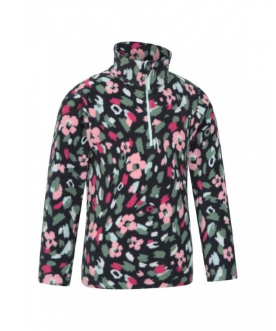 Endeavour Kids Printed Half-Zip Fleece Flower $11.79 Fleece