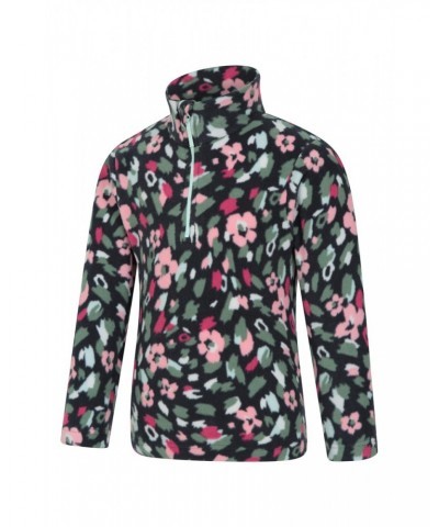 Endeavour Kids Printed Half-Zip Fleece Flower $11.79 Fleece