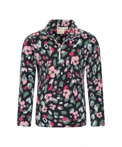 Endeavour Kids Printed Half-Zip Fleece Flower $11.79 Fleece