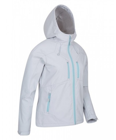 Helsinki Womens Recycled Softshell Jacket Grey $22.55 Active