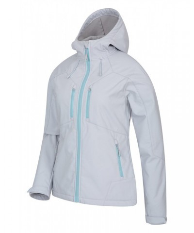 Helsinki Womens Recycled Softshell Jacket Grey $22.55 Active