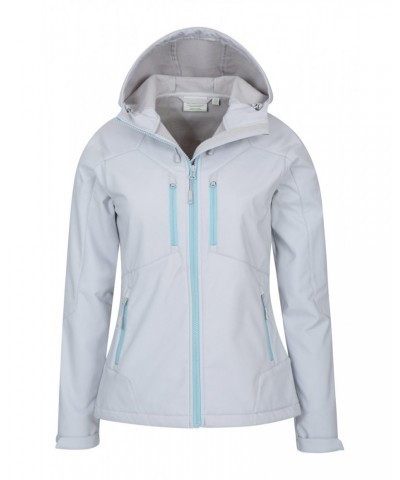 Helsinki Womens Recycled Softshell Jacket Grey $22.55 Active