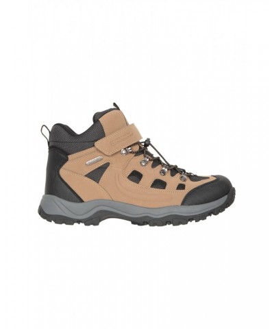 Adventurer Mens Adaptive Waterproof Boots Brown $25.19 Footwear