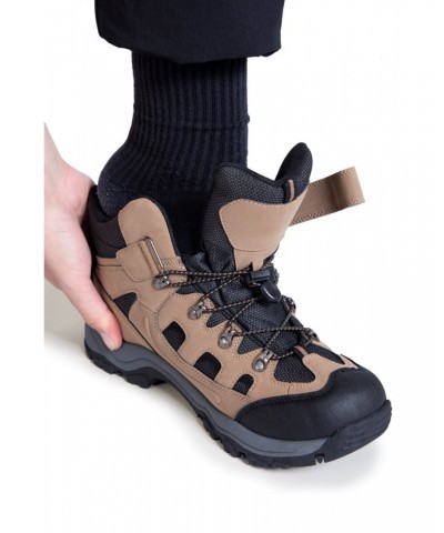 Adventurer Mens Adaptive Waterproof Boots Brown $25.19 Footwear