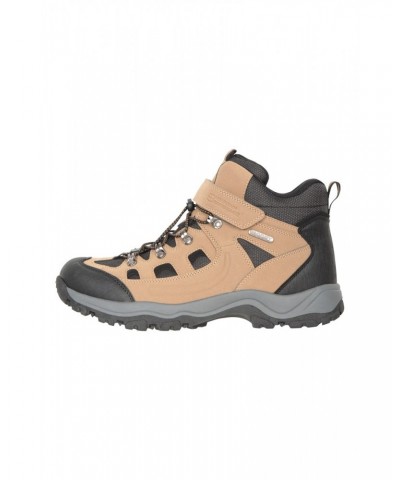 Adventurer Mens Adaptive Waterproof Boots Brown $25.19 Footwear