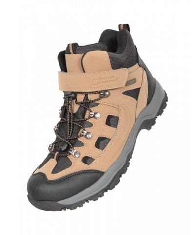 Adventurer Mens Adaptive Waterproof Boots Brown $25.19 Footwear