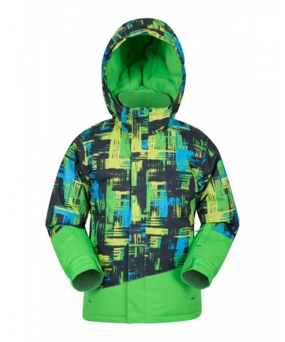 Downhill Kids Printed Ski Jacket Lime $24.93 Jackets