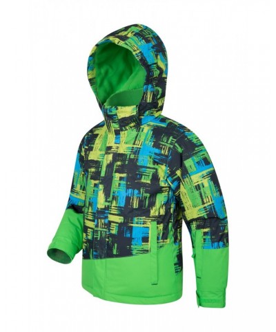 Downhill Kids Printed Ski Jacket Lime $24.93 Jackets