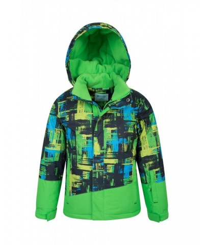 Downhill Kids Printed Ski Jacket Lime $24.93 Jackets