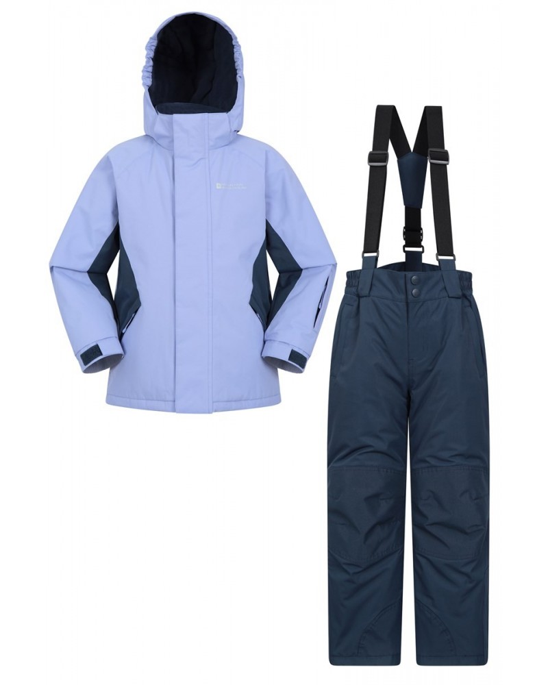 Kids Ski Jacket and Pant Set Light Purple $26.00 Jackets