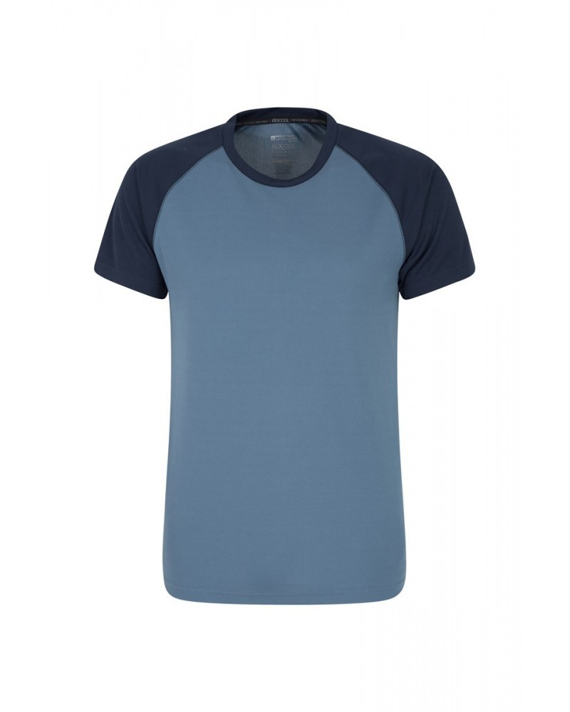 Endurance Isocool Mens Active T-Shirt Blue $13.24 Active