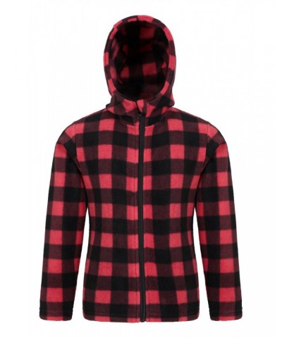 Check Kids Fleece Hoodie Cross Hatch $10.59 Tops