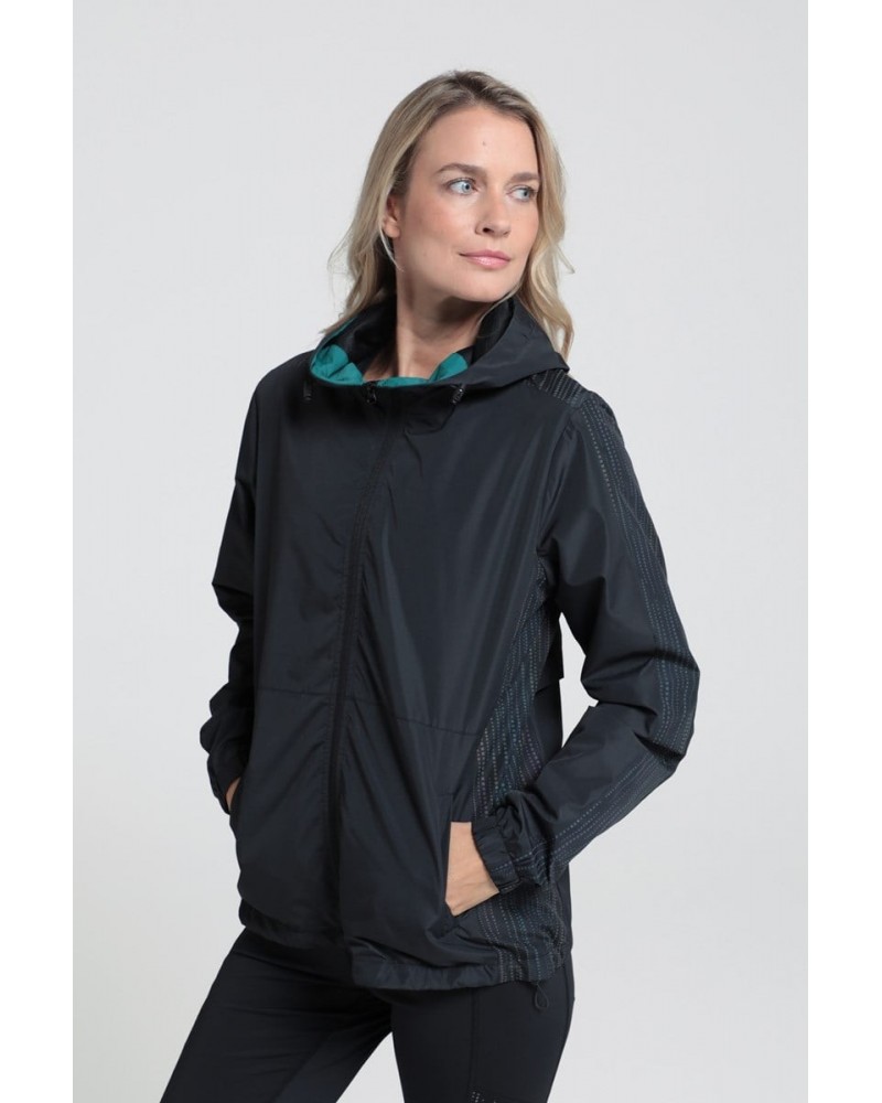 Time Trial Womens Running Jacket Black $17.60 Active