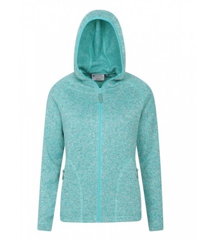 Nevis Womens Full Zip Hoodie Light Teal $30.20 Fleece