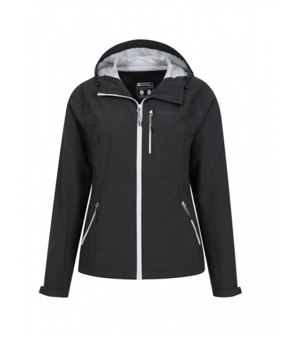 2.5 Layer Lightweight Womens Waterproof Jacket Jet Black $34.40 Jackets