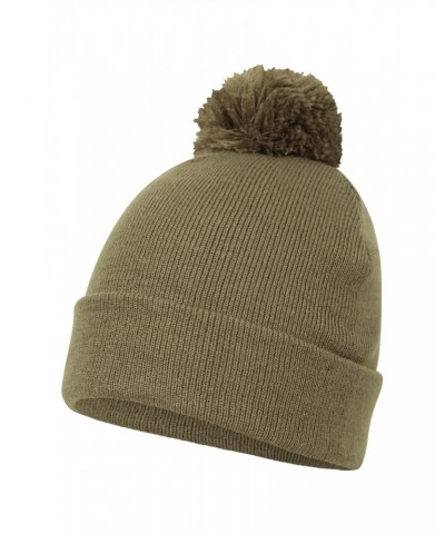 Windsor Pom-Pom Beanie Khaki $11.39 Accessories