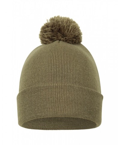 Windsor Pom-Pom Beanie Khaki $11.39 Accessories