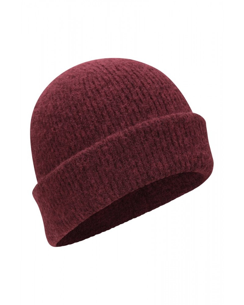 Soft Rib Mens Recycled Beanie Burgundy $9.68 Accessories