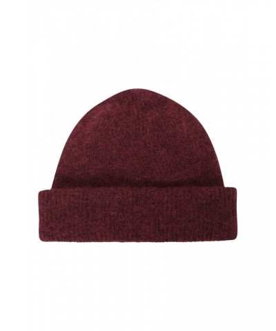 Soft Rib Mens Recycled Beanie Burgundy $9.68 Accessories