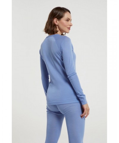 Merino Womens Thermal Top II Blue $21.19 Thermals