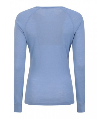 Merino Womens Thermal Top II Blue $21.19 Thermals