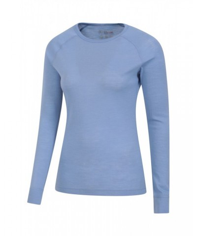 Merino Womens Thermal Top II Blue $21.19 Thermals