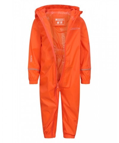 Puddle Kids Waterproof Rain Suit Orange $14.70 Babywear