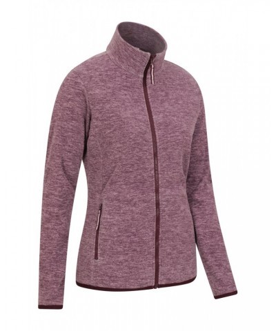 Snowdon Melange II Womens Full-Zip Fleece Burgundy $21.82 Fleece