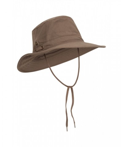 Irwin Mens Water-Resistant Travel Hat Brown $19.24 Accessories