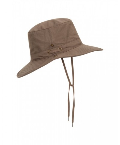 Irwin Mens Water-Resistant Travel Hat Brown $19.24 Accessories