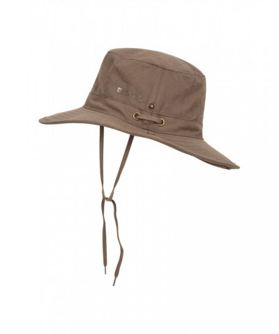 Irwin Mens Water-Resistant Travel Hat Brown $19.24 Accessories