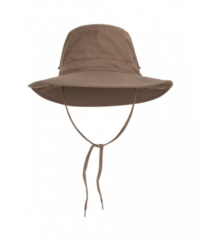 Irwin Mens Water-Resistant Travel Hat Brown $19.24 Accessories