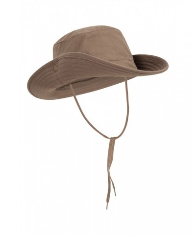 Irwin Mens Water-Resistant Travel Hat Brown $19.24 Accessories