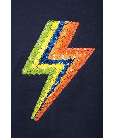 Lightning Bolt Kids Long-Sleeve Top Navy $9.85 Tops