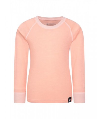 Merino II Kids Round Neck Base Layer Top Light Pink $16.82 Base Layers