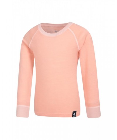 Merino II Kids Round Neck Base Layer Top Light Pink $16.82 Base Layers