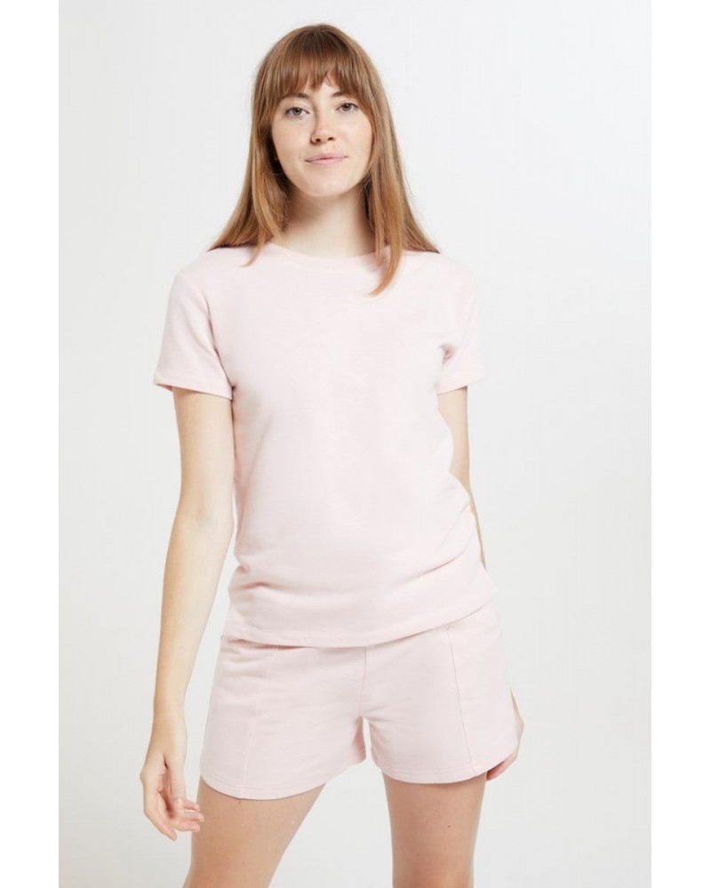 Lounge Soft-Touch Womens T-Shirt Light Pink $13.99 Loungewear