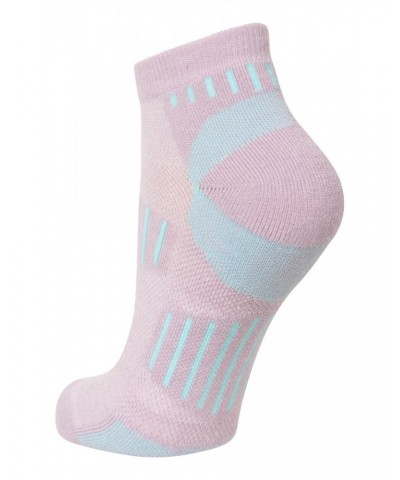 Merino Womens Padded Ankle Socks Lilac $11.59 Accessories