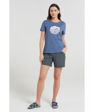 Surf Scene Womens Organic T-Shirt Smoke $13.49 Tops