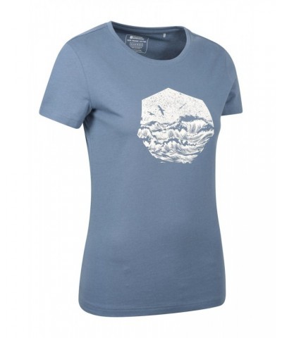 Surf Scene Womens Organic T-Shirt Smoke $13.49 Tops