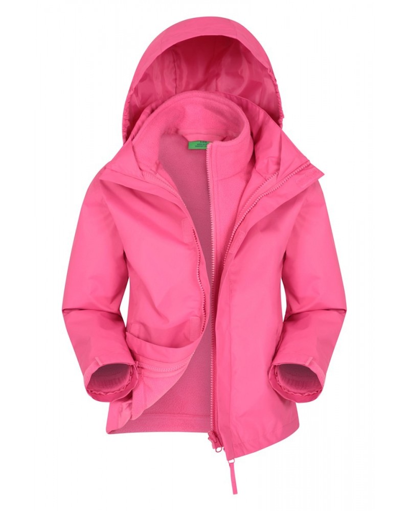 Fell Water-resistant Kids 3 in 1 Jacket Pink $24.38 Jackets