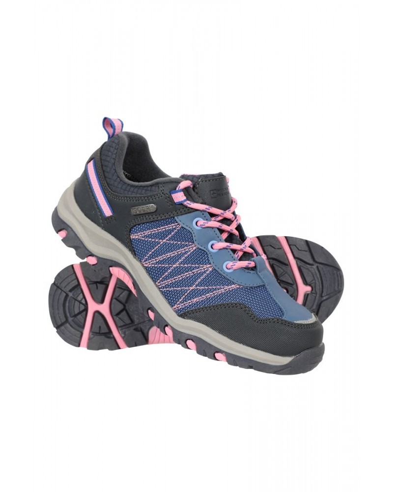 Stampede Kids Waterproof Hiking Shoes Lilac $23.50 Footwear