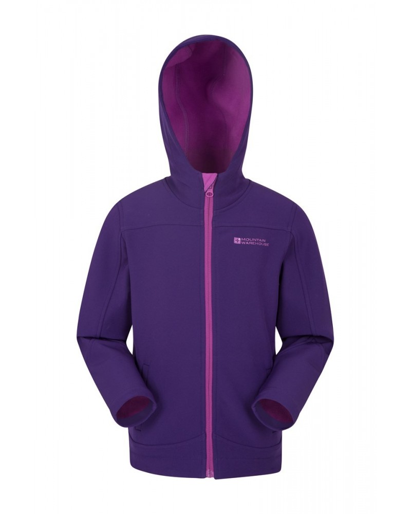 Exodus Kids Water Resistant Softshell Purple $14.85 Jackets