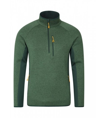 Treston Mens Half-Zip Fleece Green $26.99 Fleece