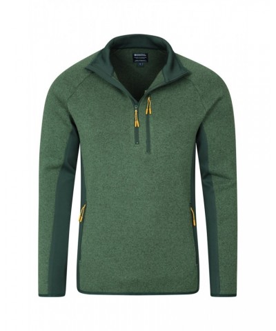 Treston Mens Half-Zip Fleece Green $26.99 Fleece