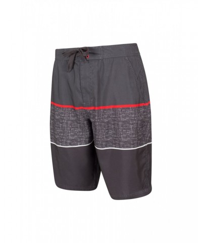 Ocean Printed Mens Boardshorts Grey $13.49 Pants